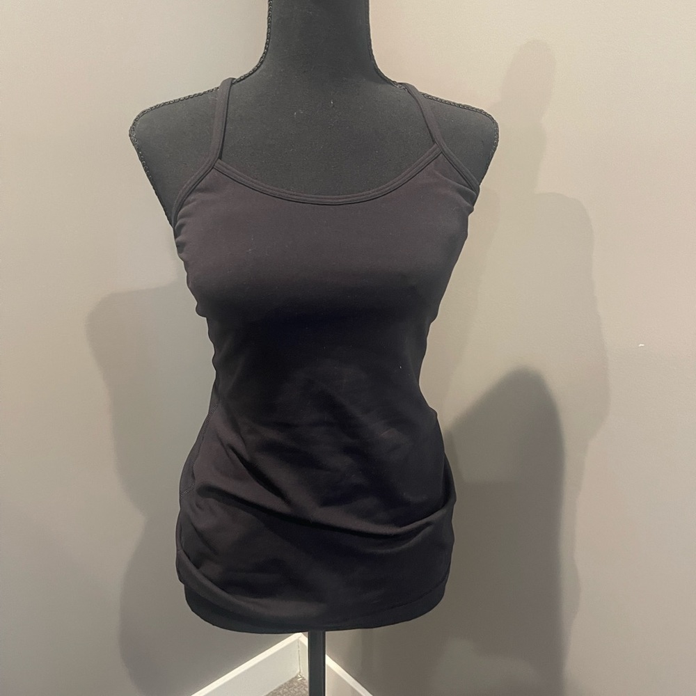 Black Lululemon tank top Size 6 Never worn